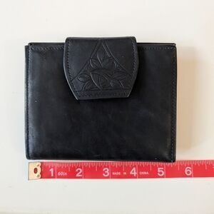 Rolfs Black Leather Wallet